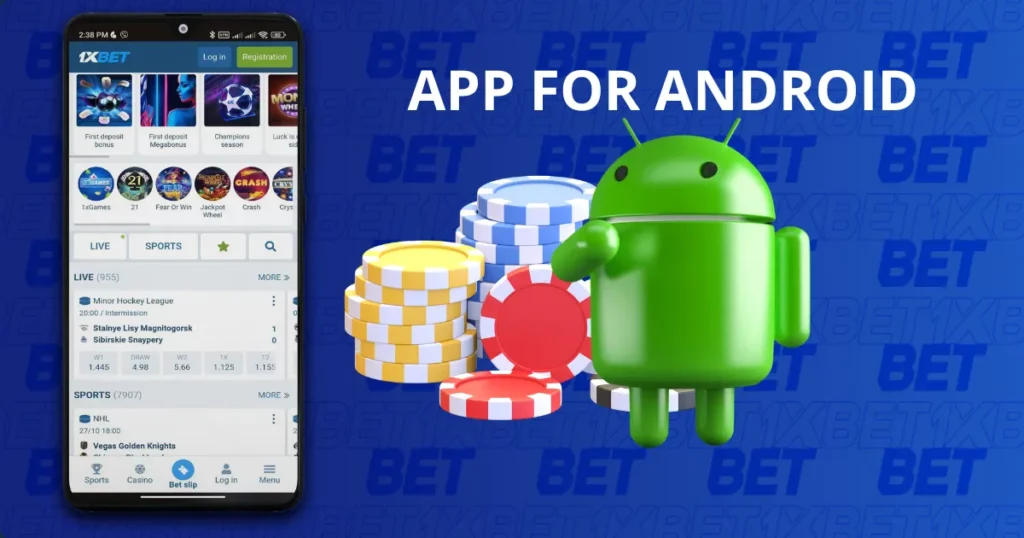 Betting and gaming Mobile Application for Android from 1xBet Vietnam